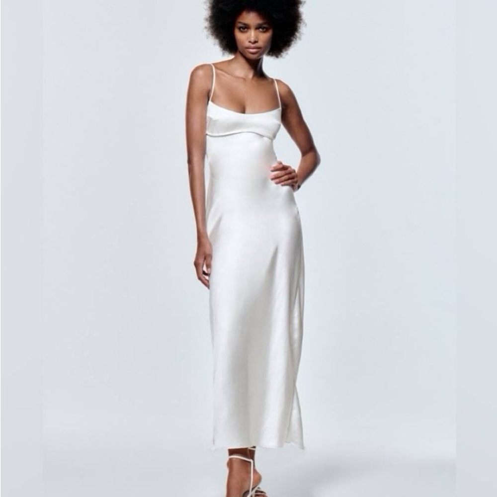Viral Satin Zara Dress